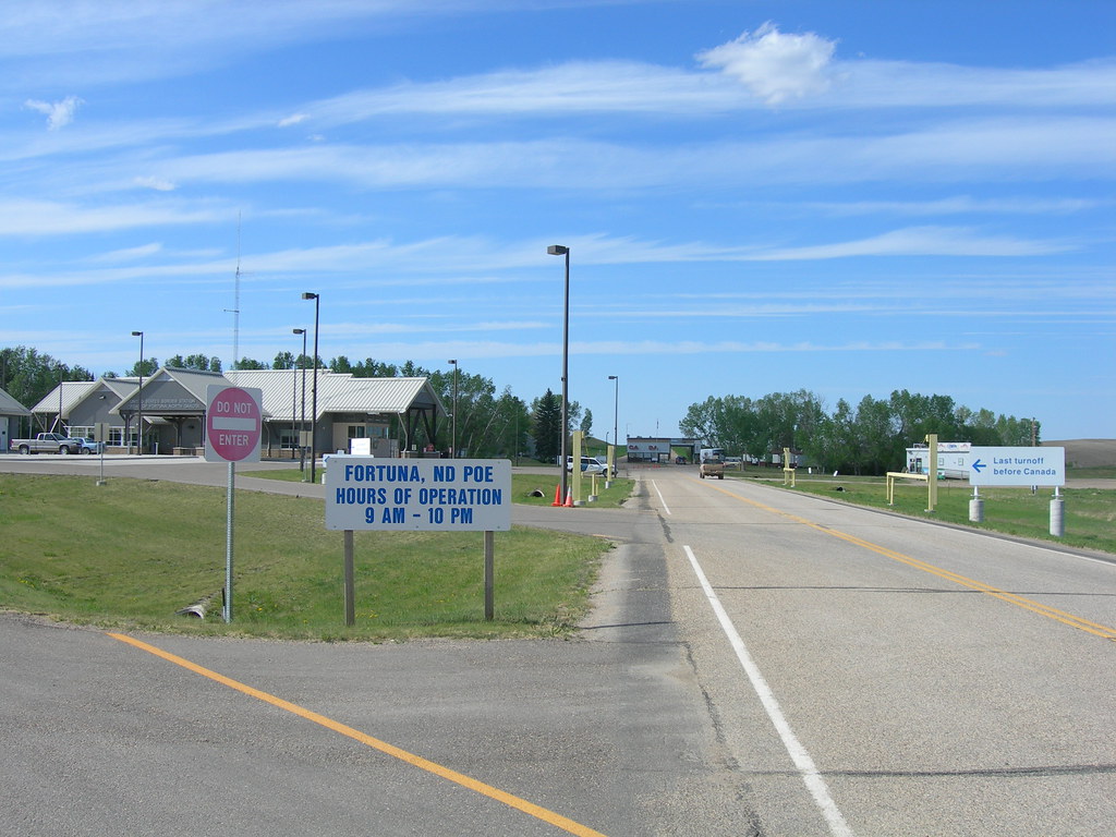 USCanadian Border Ports of Entry Taken from the US side. Flickr