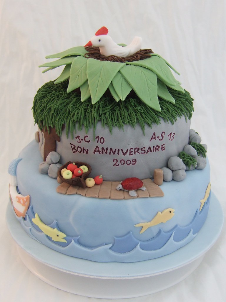 JC and AS's birthday cake Cake Designer 57 Moselle, Fran… Flickr