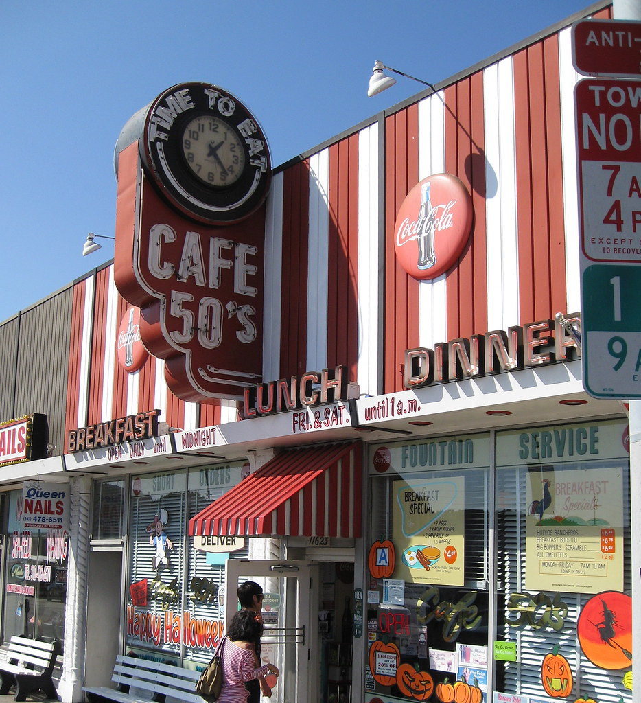 Cafe 50's / Los Angeles / On Santa Monica 11623 Santa Moni… Flickr