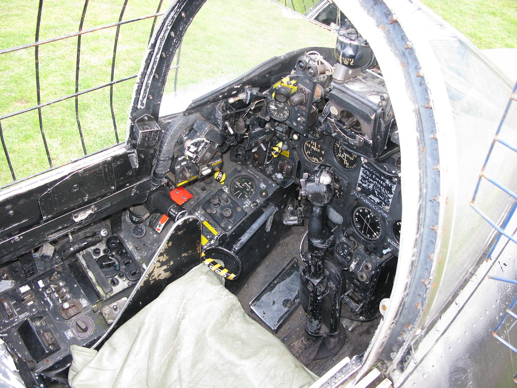 Hawker Hunter F.6A XG160 Cockpit Will Prescott Flickr