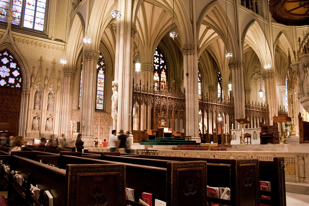 St. Patrick's Cathedral The cathedral is built of white or… Flickr