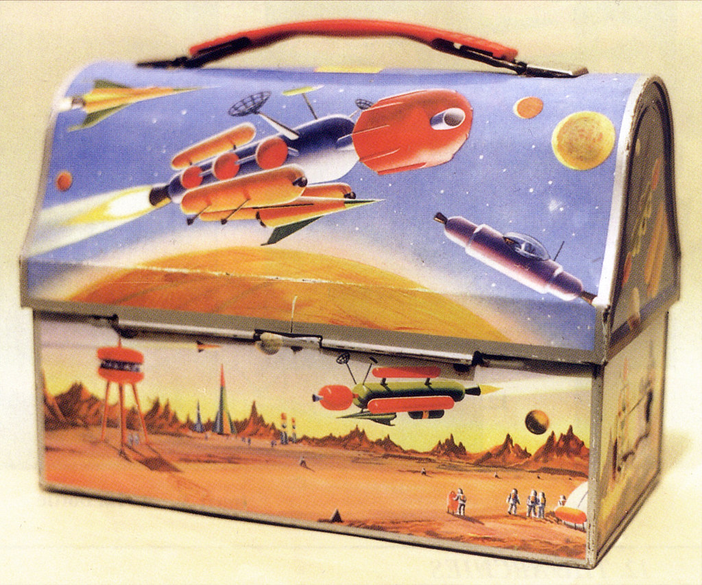 Lunch In Space Vintage Space Lunch Box Frederick Barr Flickr