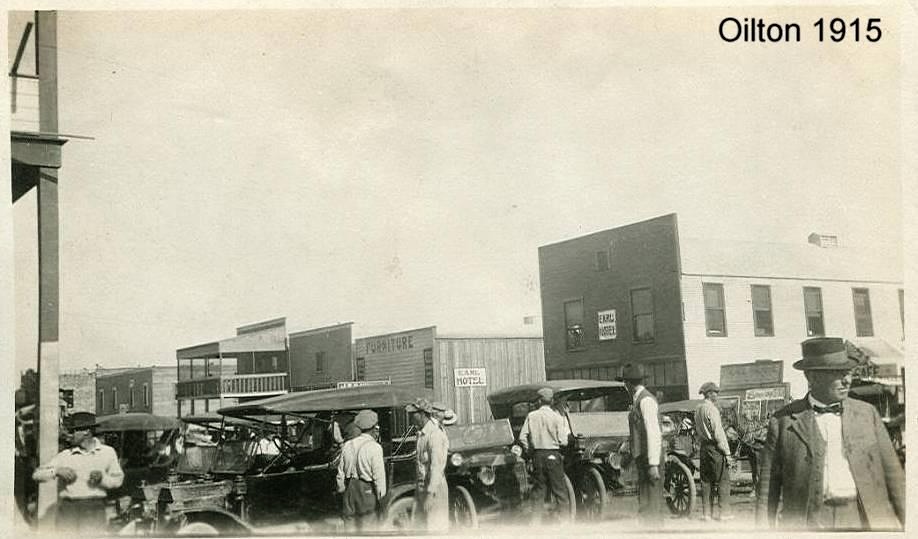 OK., Oilton, Main Street, 1915. Photo Curtesy of Vintage O… Flickr