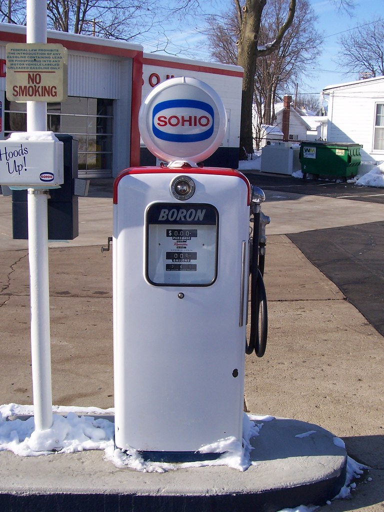 Old Sohio Gasoline Pump A vintage Sohio gas pump in Piqua,… Flickr
