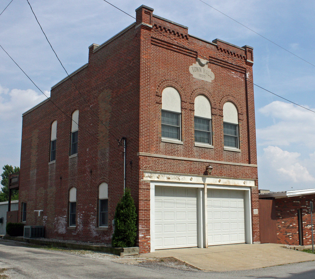 Edinburg IL Old Town Hall and Fire Department Edinburg's… Flickr