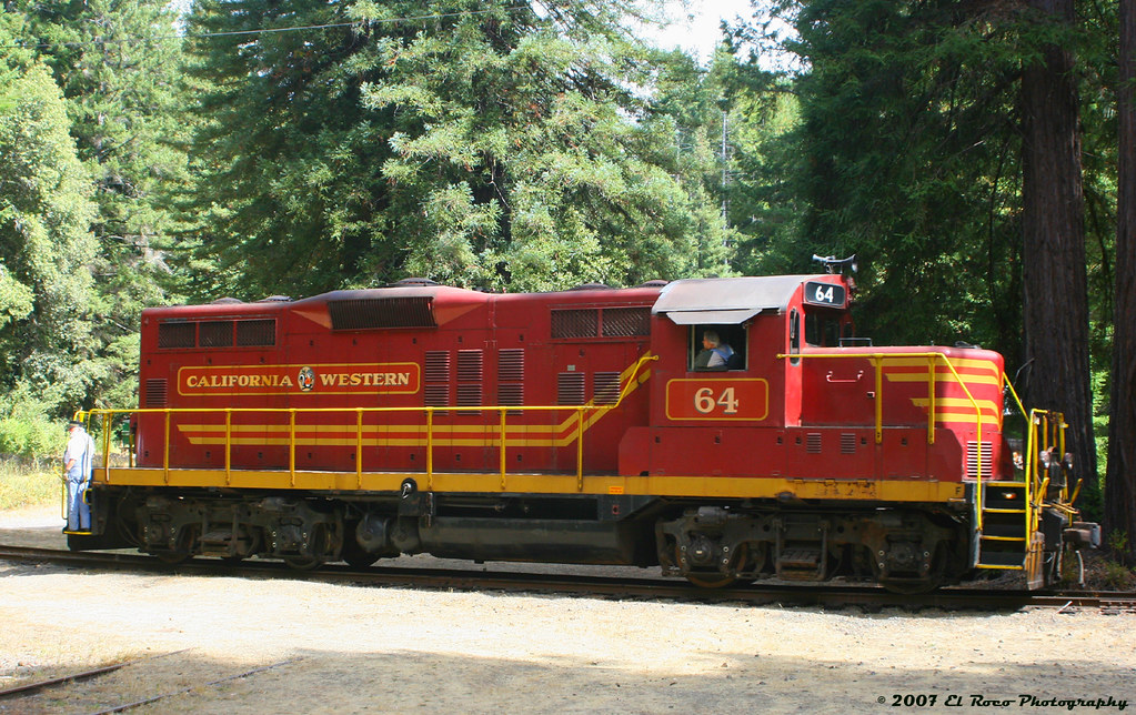 California Western Railroad 64 on the Wye at Northspur Flickr