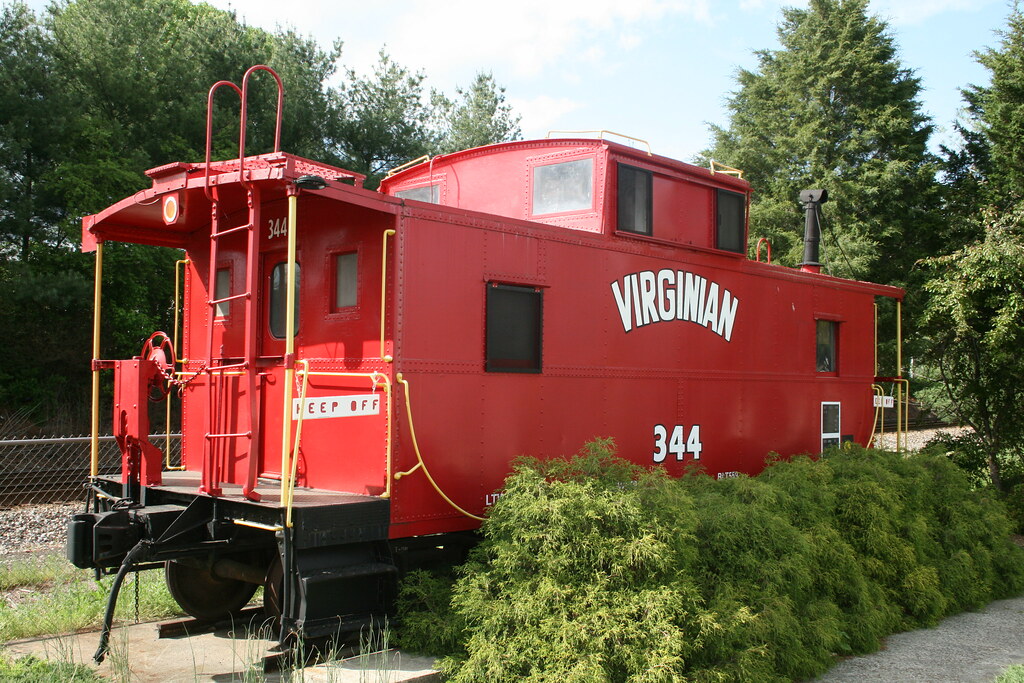 Virginian Caboose at Altavista, VA This caboose is display… Flickr
