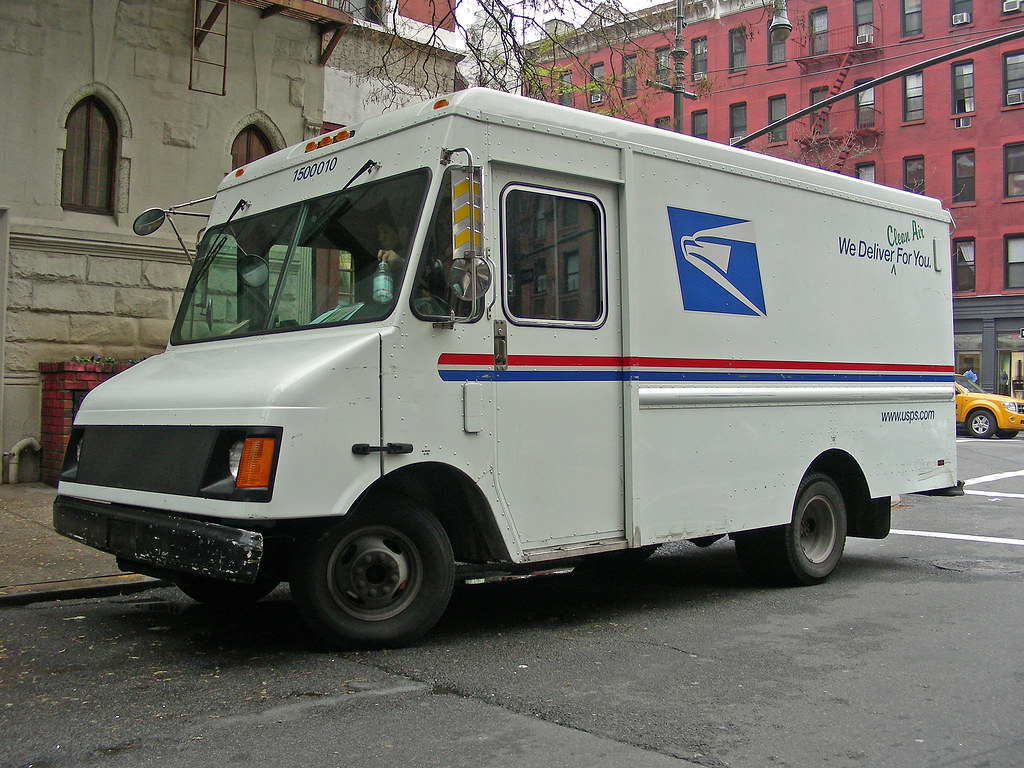 USPS Van In Midtown Manhattan. With the "We Deliver ^Clean… Flickr