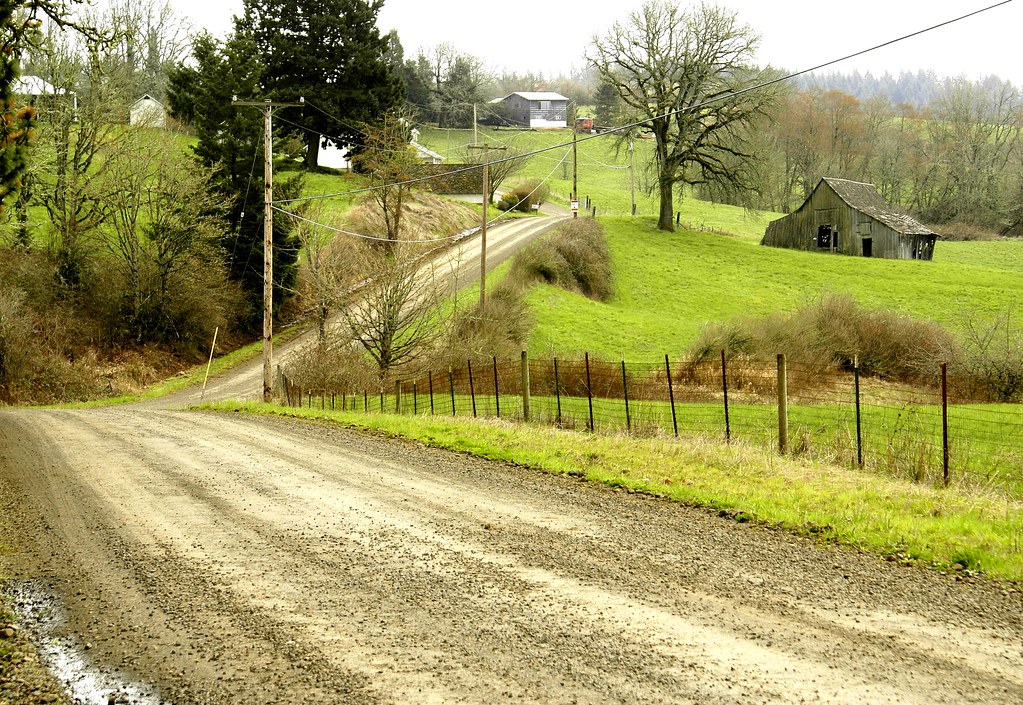 A Rural Road Rolling hills and lots of green.This is a… Flickr