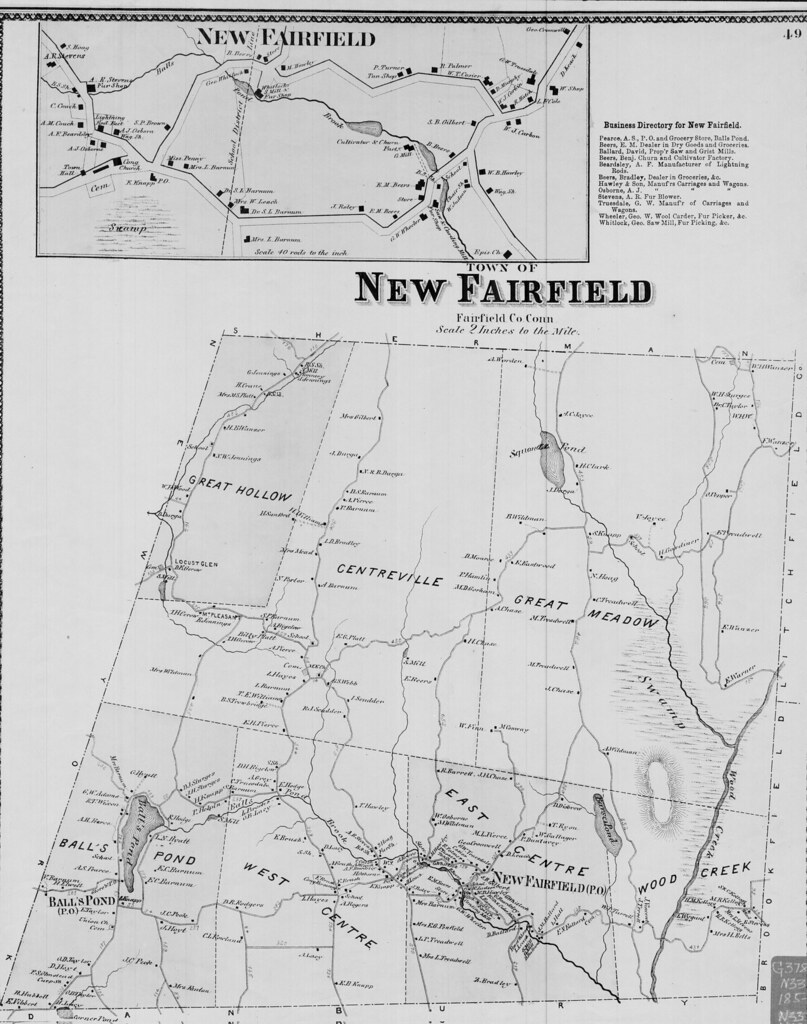 Town of New Fairfield, Fairfield Co., Conn. (Petersen Coll… Flickr