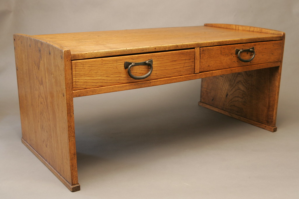 1920s Japanese floor desk 12" high by 27" wide Matthew Johnston