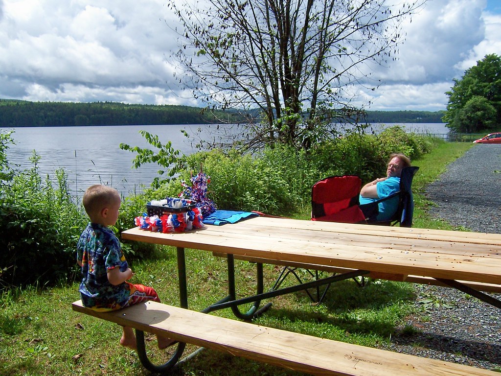 Moore Dam Reservoir picnic/boat launch area for 4th of Jul… Flickr