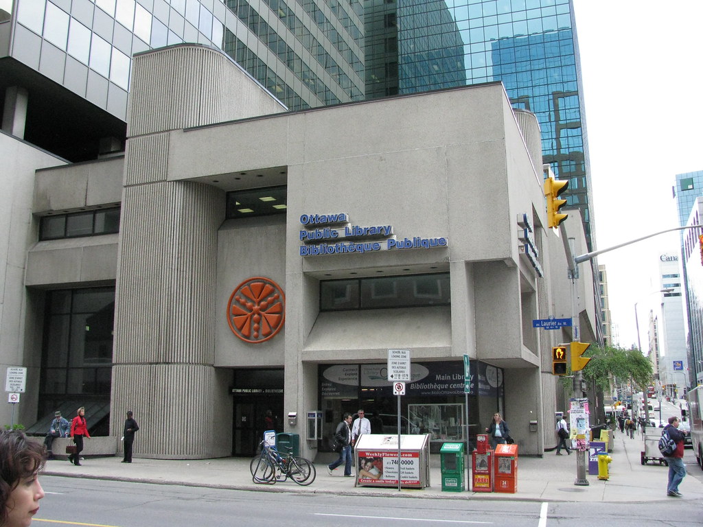 A photograph of the Ottawa Public Library in downtown Otta… Flickr