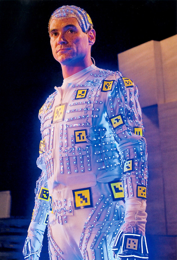 LED light suit built for Watchmen's Dr. Manhattan special … Flickr
