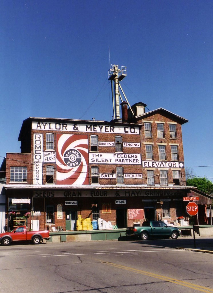 Aurora Indiana Grain Elevator This impressive and probably… Flickr