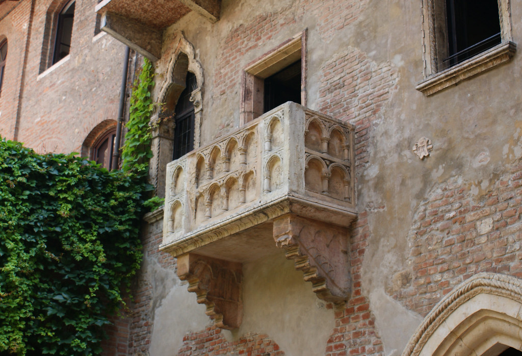 Juliet's Balcony, Verona . Spencer Wright Flickr