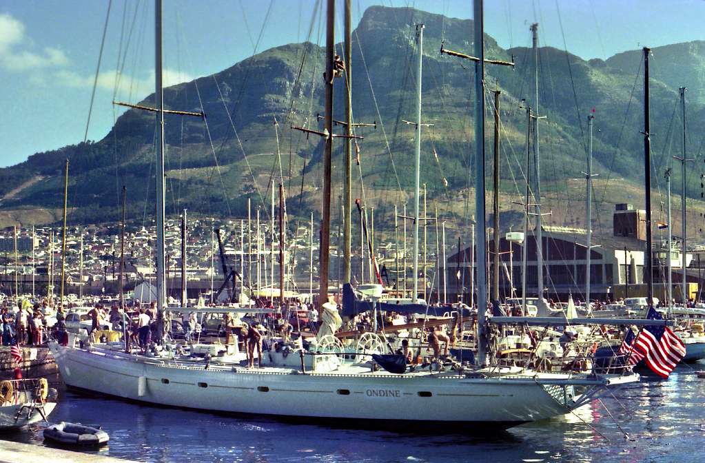 "Ondine" at the RCYC in 1976 The maxi yacht Ondine at her … Flickr