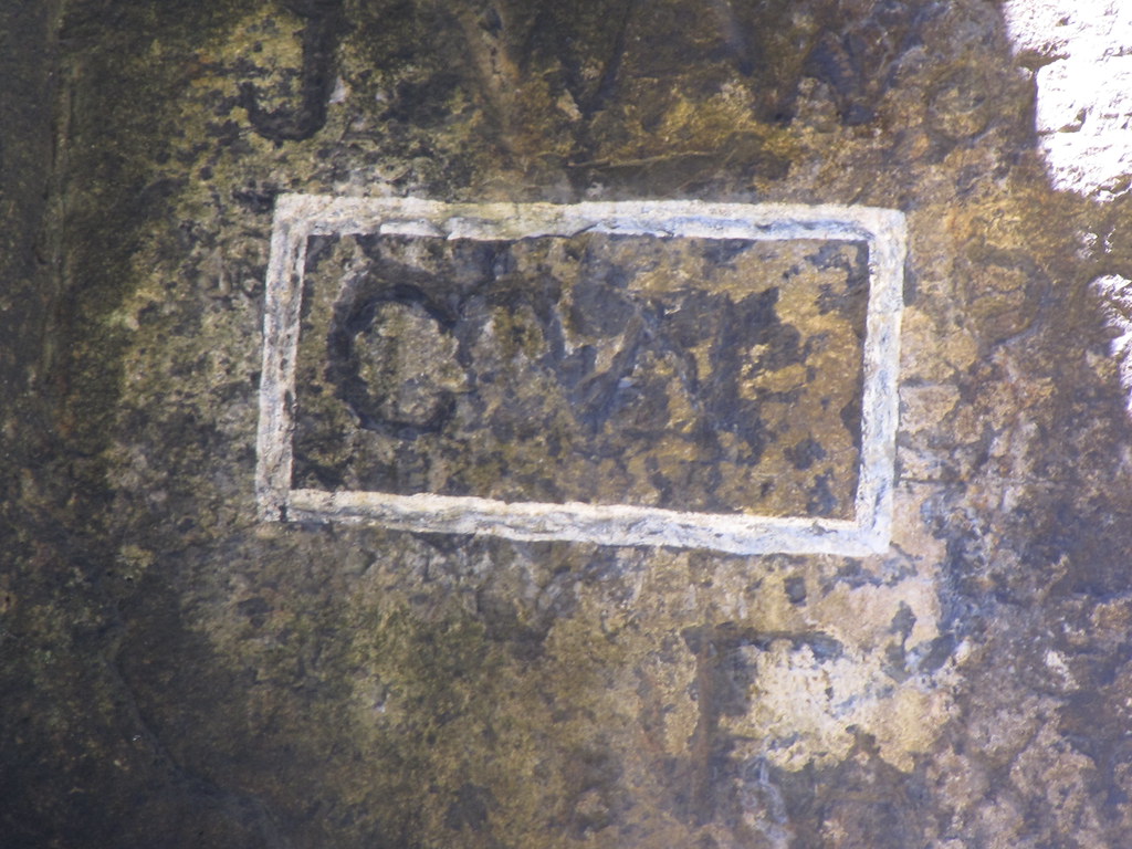 Gw Bridge Washington'S Initials At The Natural Bridge termshield