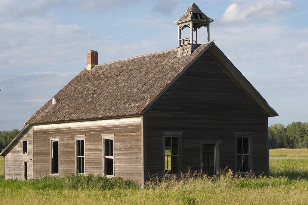 Country Schoolhouse East of Ada, Minnesota a200/a77Wells Flickr