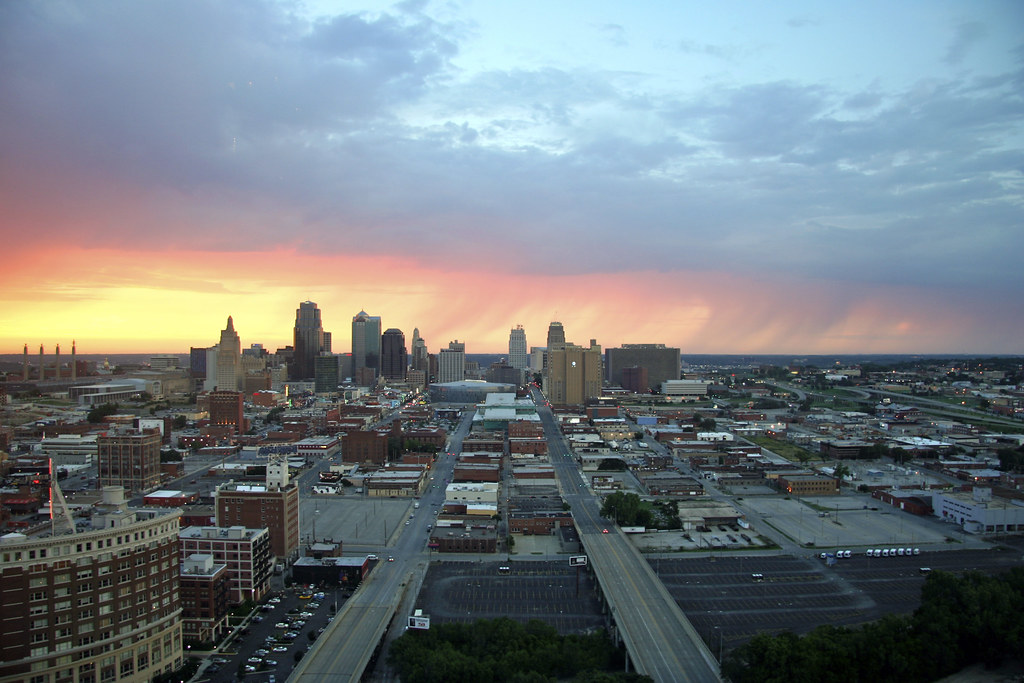 Aerial View of Downtown Kansas City, Missouri Taken from t… Flickr