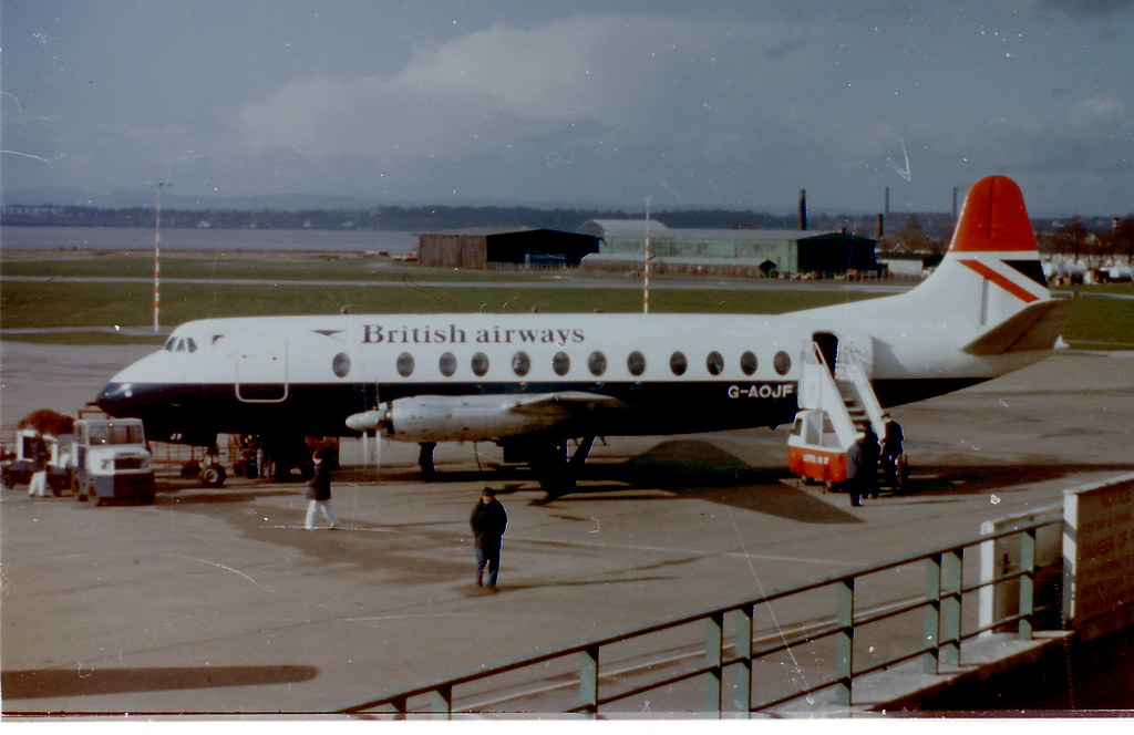 BRITISH AIRWAYS VISCOUNT 802 GAOJF LIVERPOOL 1970.S Flickr