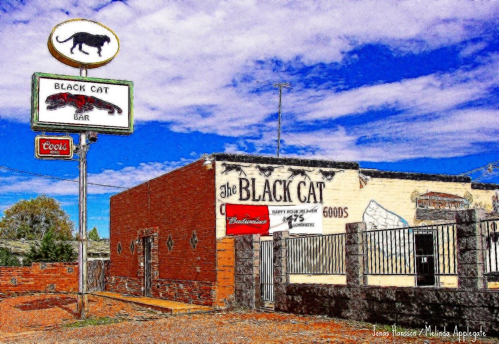 Black Cat Bar on Route 66 in Seligman, Arizona Best Viewed… Flickr