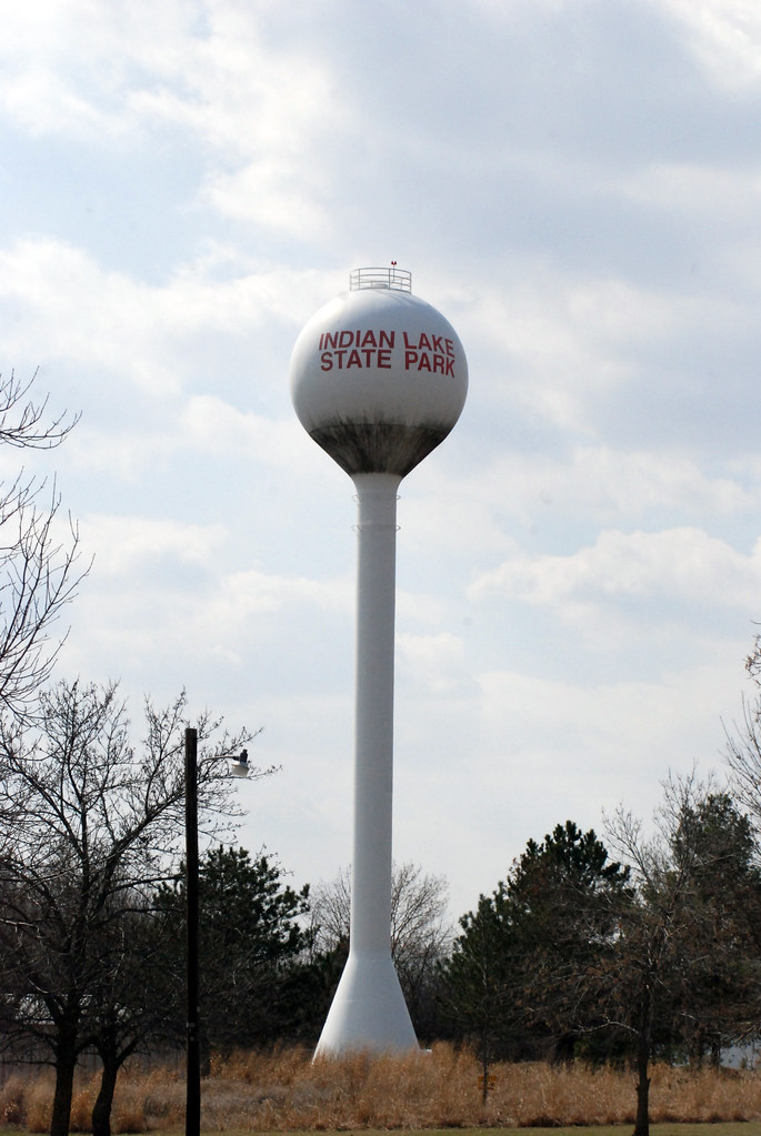 Water Tower Indian Lake State Park Water tower at Indian… Flickr