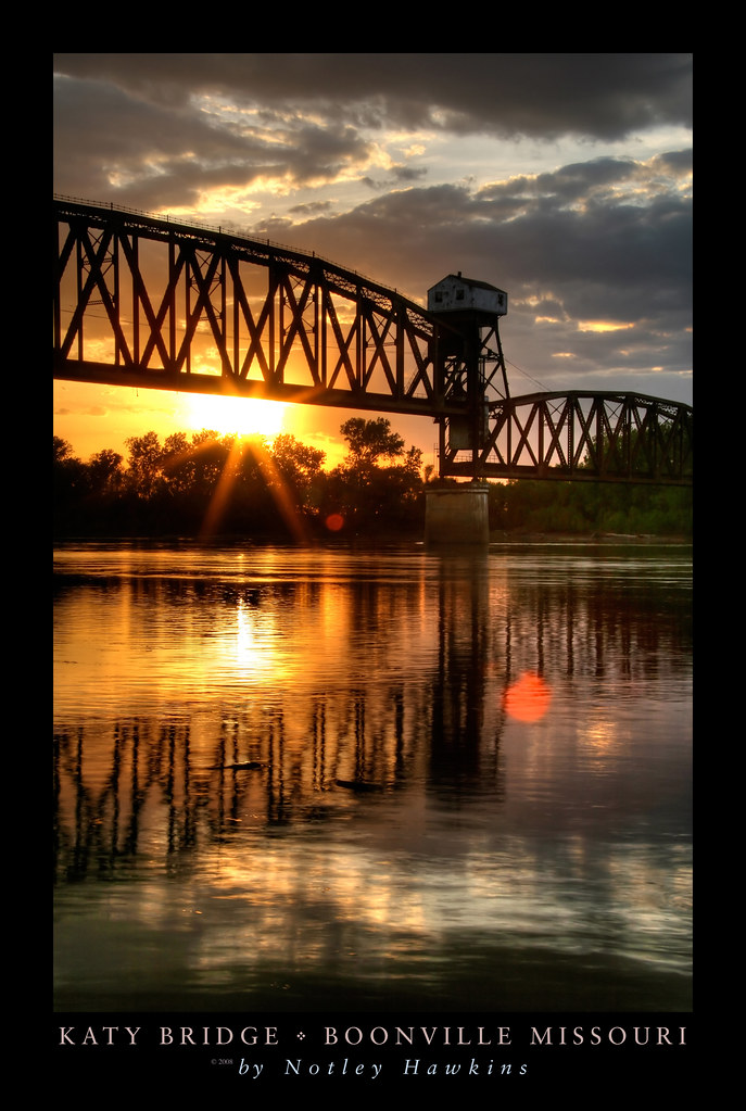 Katy Bridge Boonville Missouri The Katy Bridge over the M… Flickr