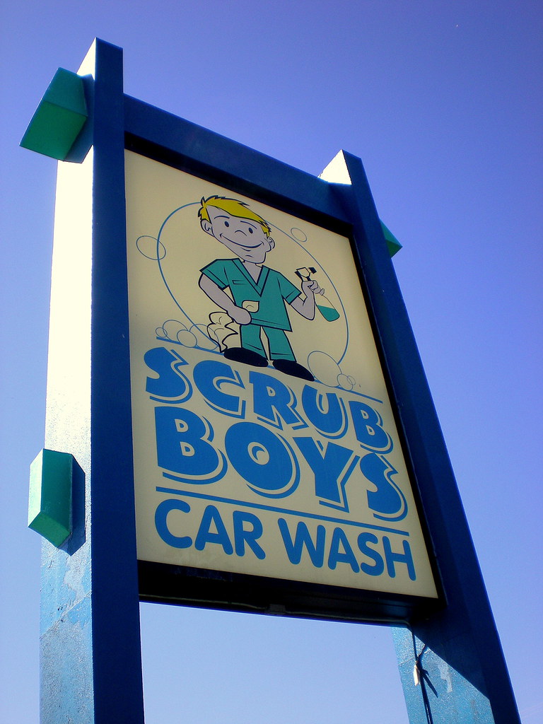 Scrub Boys Car Wash Taken in Sacramento, CA. Kati Giblin Flickr