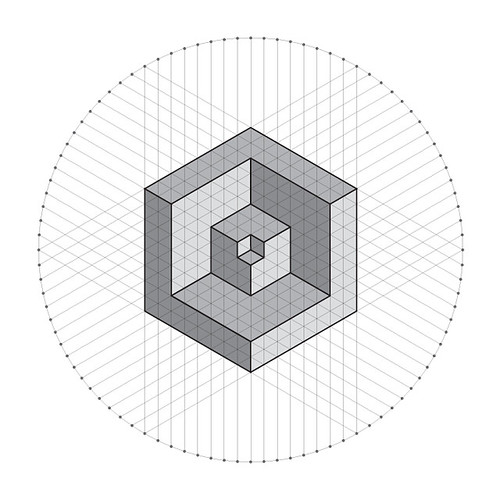 _028 isometric drawings using a starofdavid grid