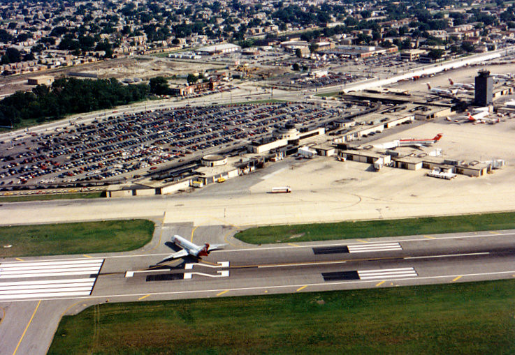 Chicago Midway Airport Aerial View in 1990 (30Sep90) Mid… Flickr