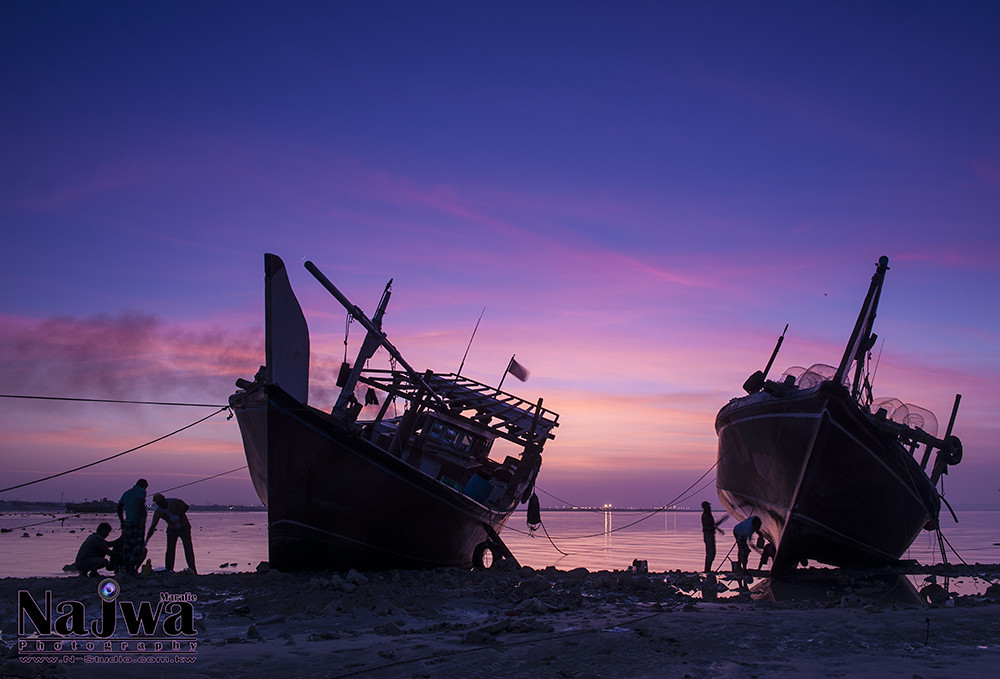 After sunset Location 3esharej City Doha Country Kuwait… Flickr