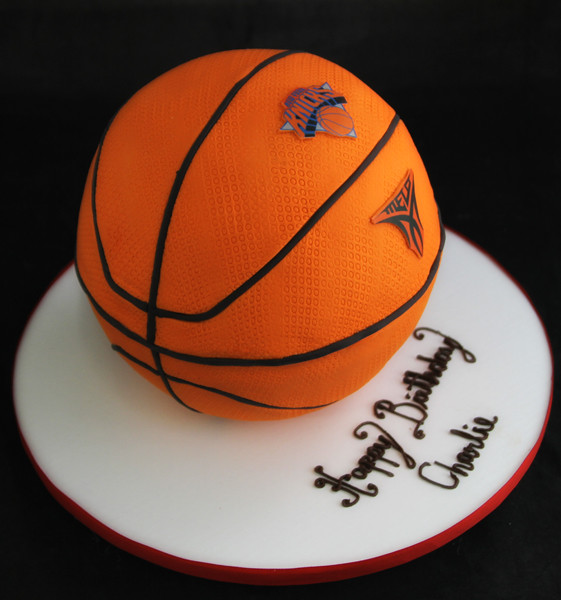 Basketball Shaped Cake 3D Basketball shaped cake covered i… Flickr