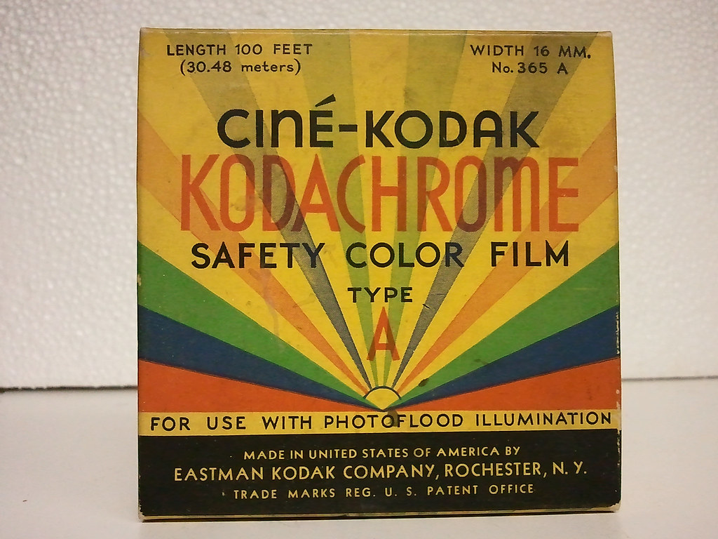 Cine Kodak Kodachrome Safety Color Film Type A 12/1939 Flickr