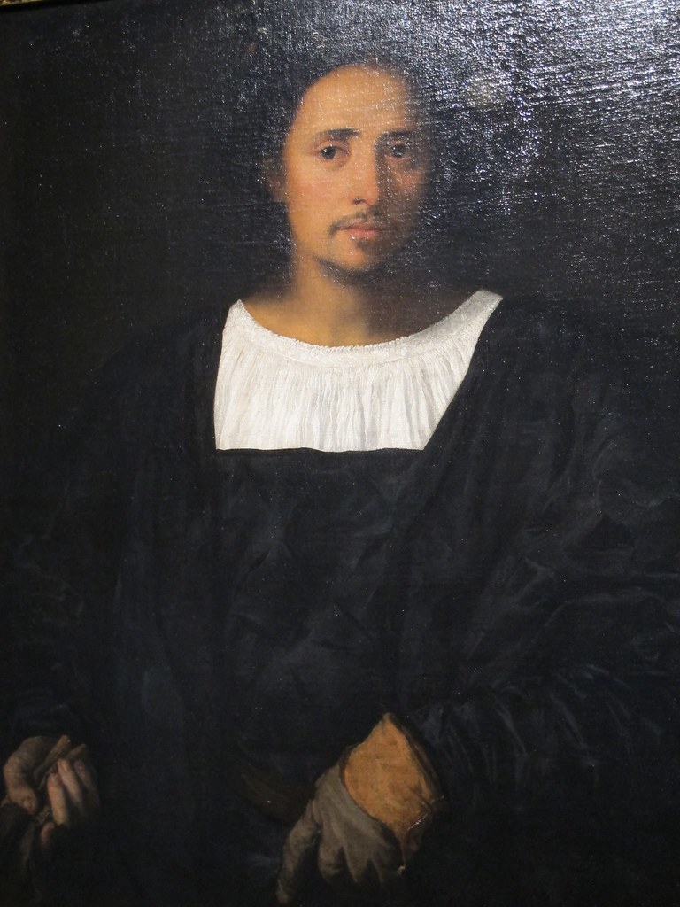 Portrait d'homme dit l'Homme au gant, Titien Musée Fesch… Flickr