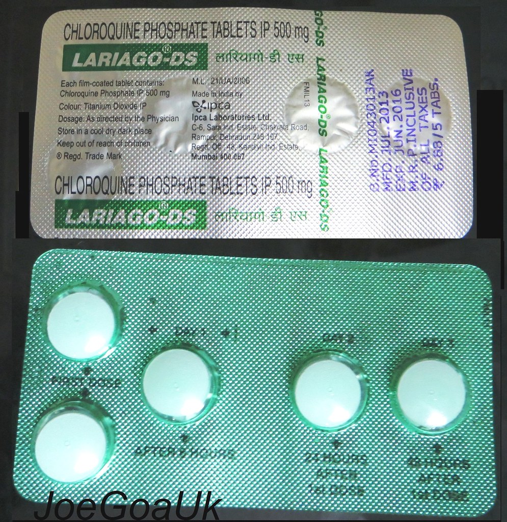 LARIAGODS Chloroquine Phosphate tablets IP 500mg Rs.7