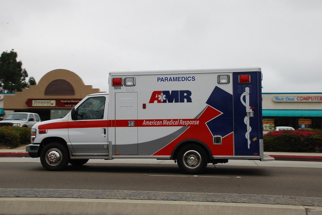 AMR Ambulance Ford ambulance in Chula Vista, California