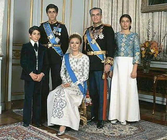 The Shah of Iran with his family in formal dress Flickr Photo Sharing!