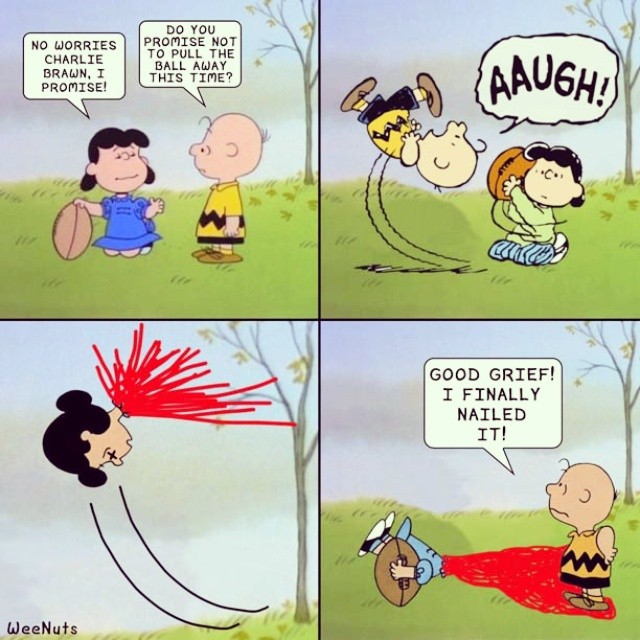 Peanuts CharlieBrown Lucy Parody WeeNuts Football C… Flickr