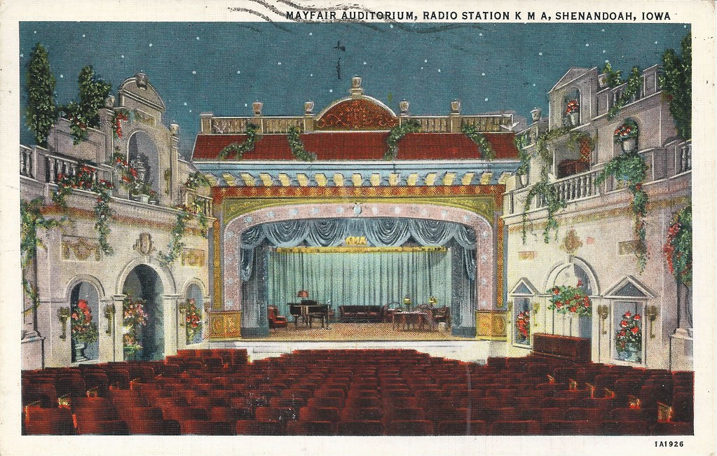 Shenandoah, Iowa, KMA, Mayfair Auditorium From Wikipedia, … Flickr