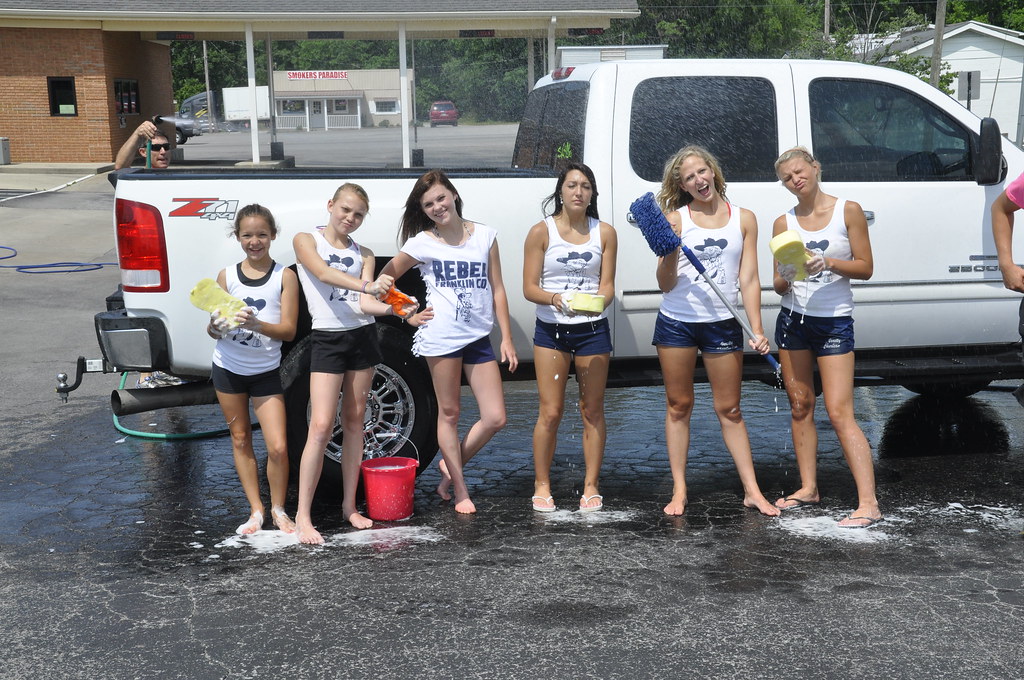 FCHS Rebels Cheerleaders 2013 Car Wash Donation Car Wash John