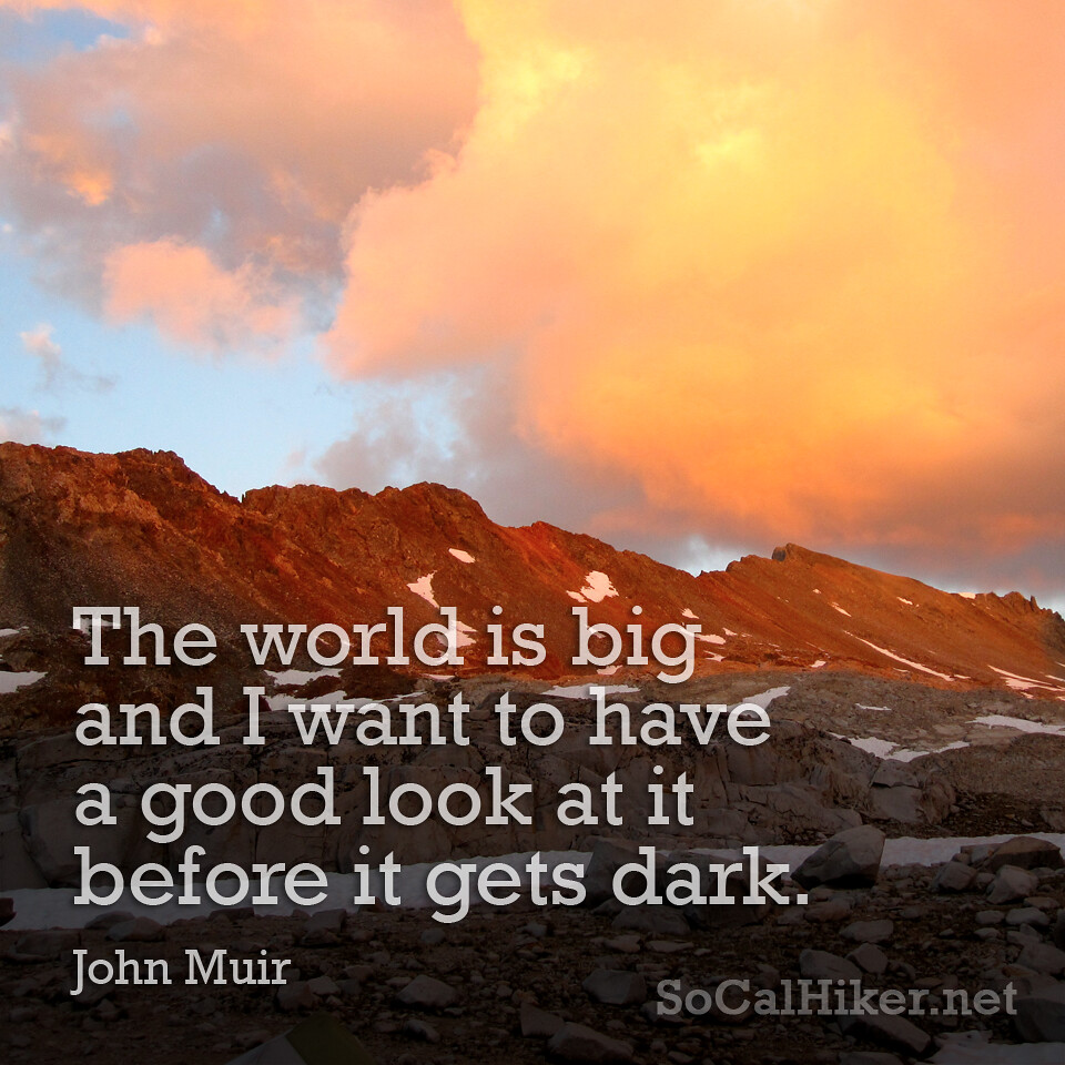 The World is Big It's MuirMonday and time for more wisdom… Flickr