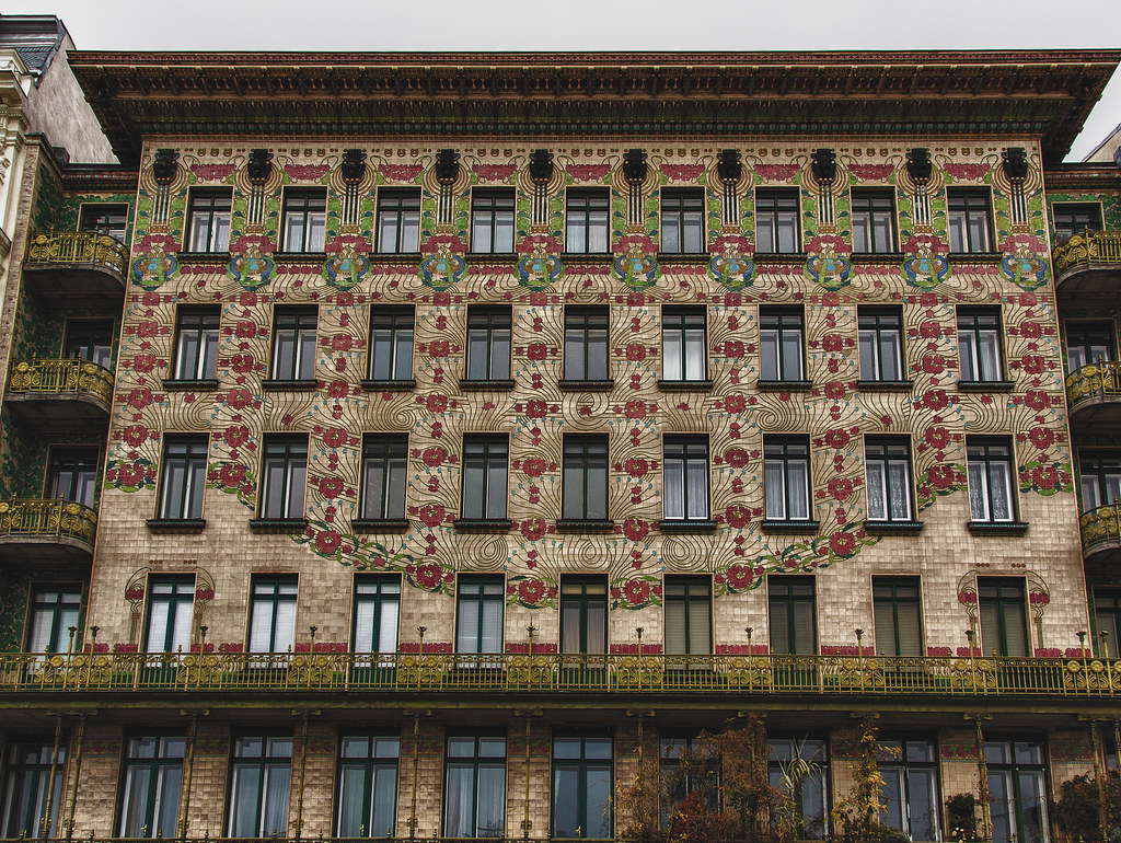 Otto Wagner Majolica House Unique architecture, Contemporary architecture, Architecture