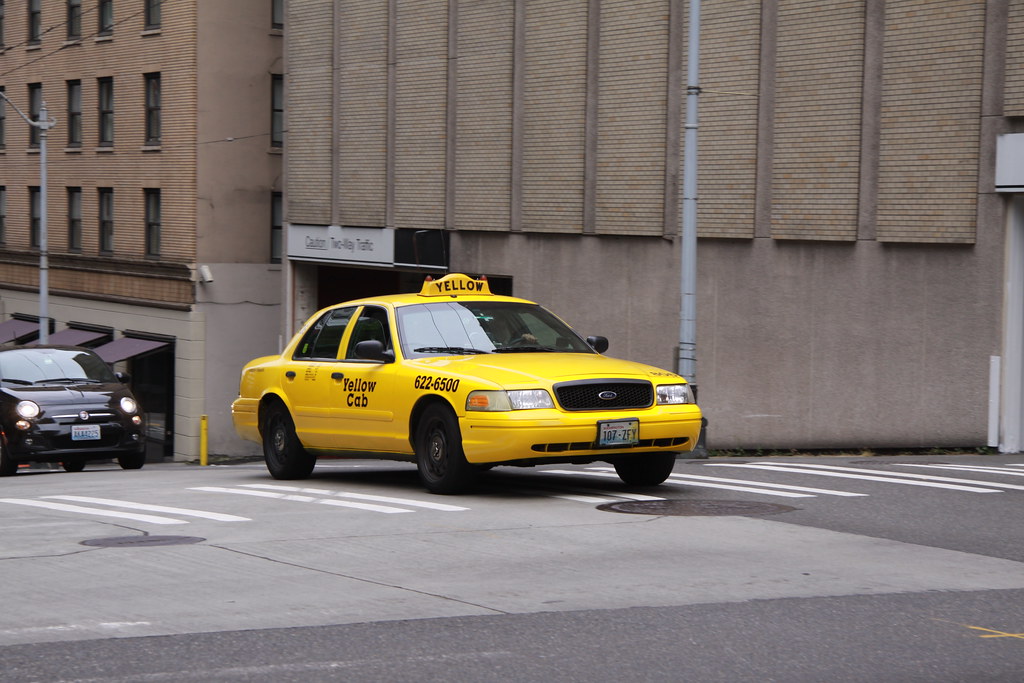 Yellow Cab Cabs in Seattle come in many colour schemes, bu… Flickr