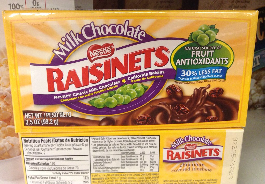 Chocolate covered Raisins USA Candy by… Flickr