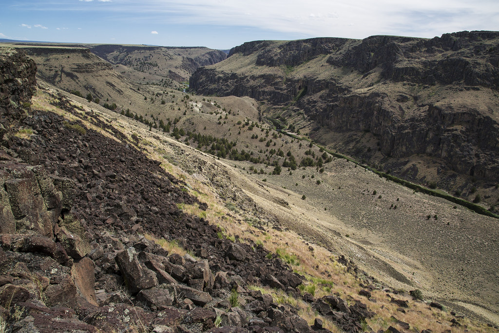 Owyhee River The "Grand Canyon" of Oregon! Deep down into … Flickr