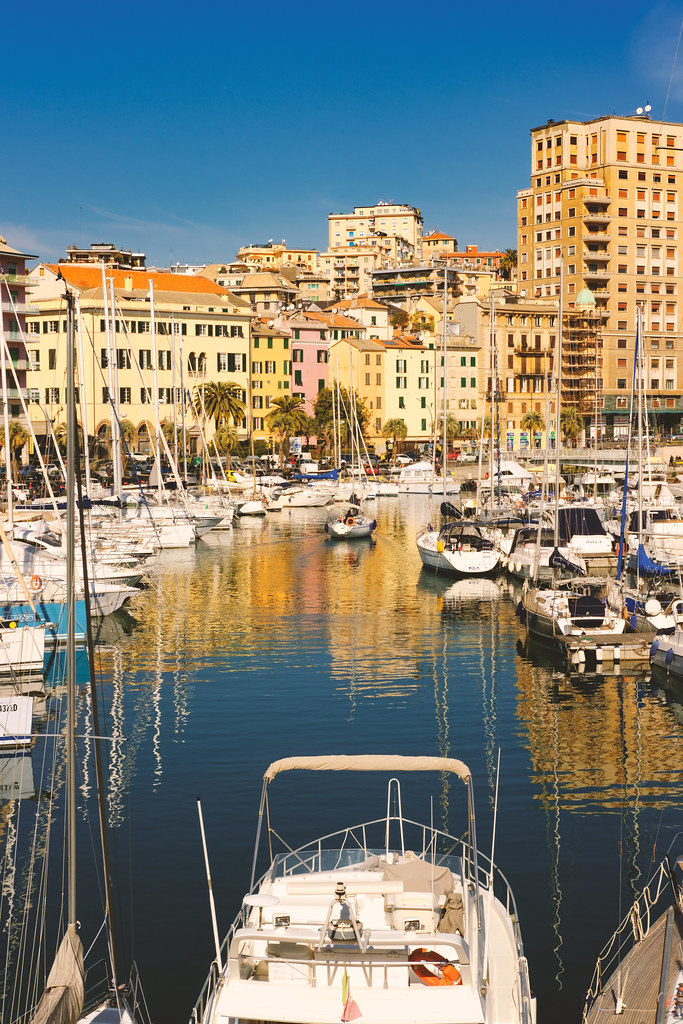 The Old Harbor of Savona Vecchia Darsena, Savona www.visi… Flickr