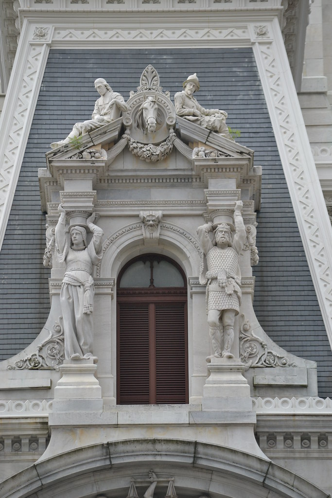 Philadelphia's City Hall and its statuary www.susanfordcol… Flickr