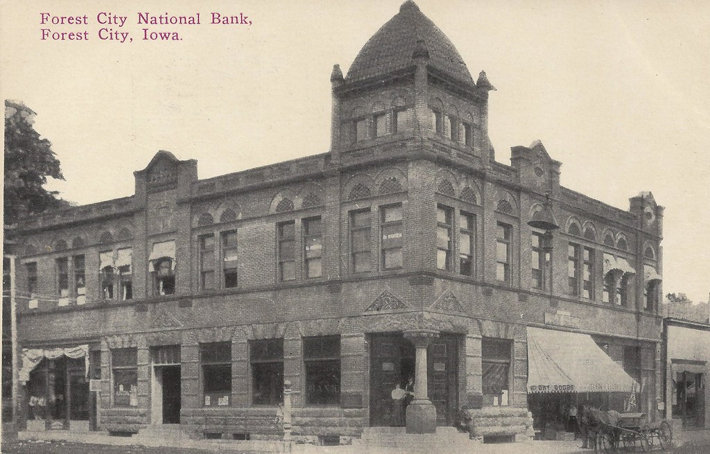 Forest City, Iowa, Forest City National Bank Dated July 23