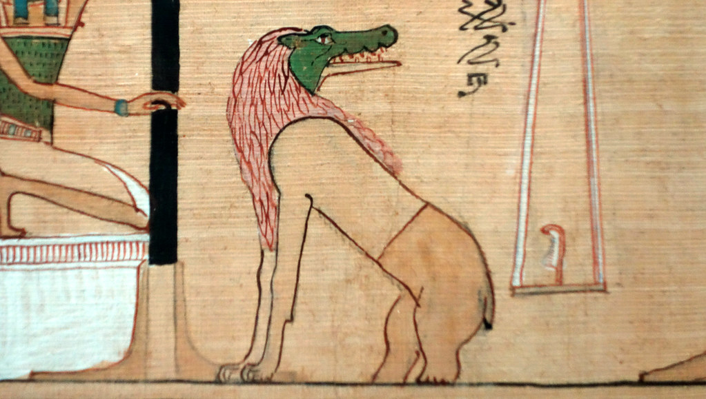 Hunefer's Book of the Dead, detail of Ammit Hunefer's Judg… Flickr